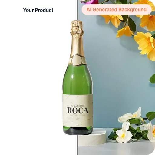 Designer reviewing AI-generated product images on a laptop