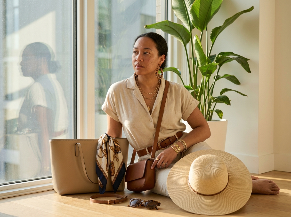 Magazine-quality No model needed — accessories AI photography