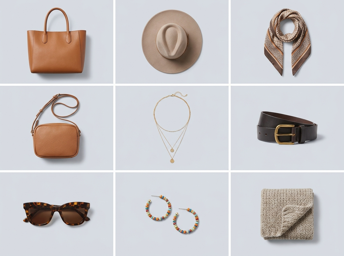 Product-ready imagery No studio required — accessories AI photography