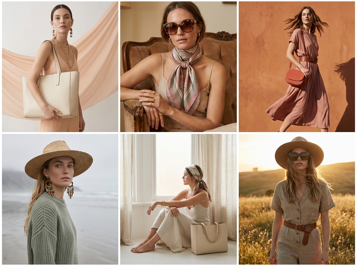 One outfit Any setting you want — accessories AI photography