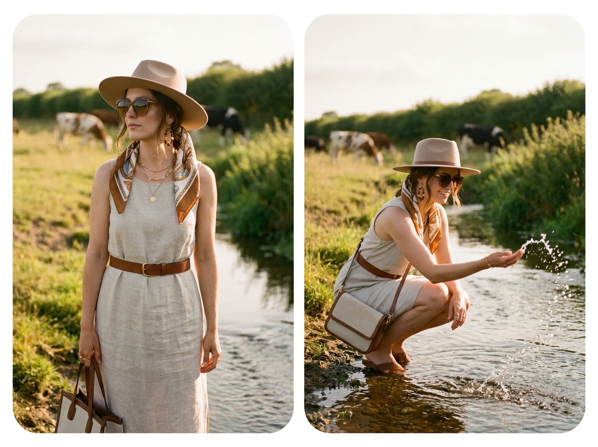 Any location No travel required — accessories AI photography