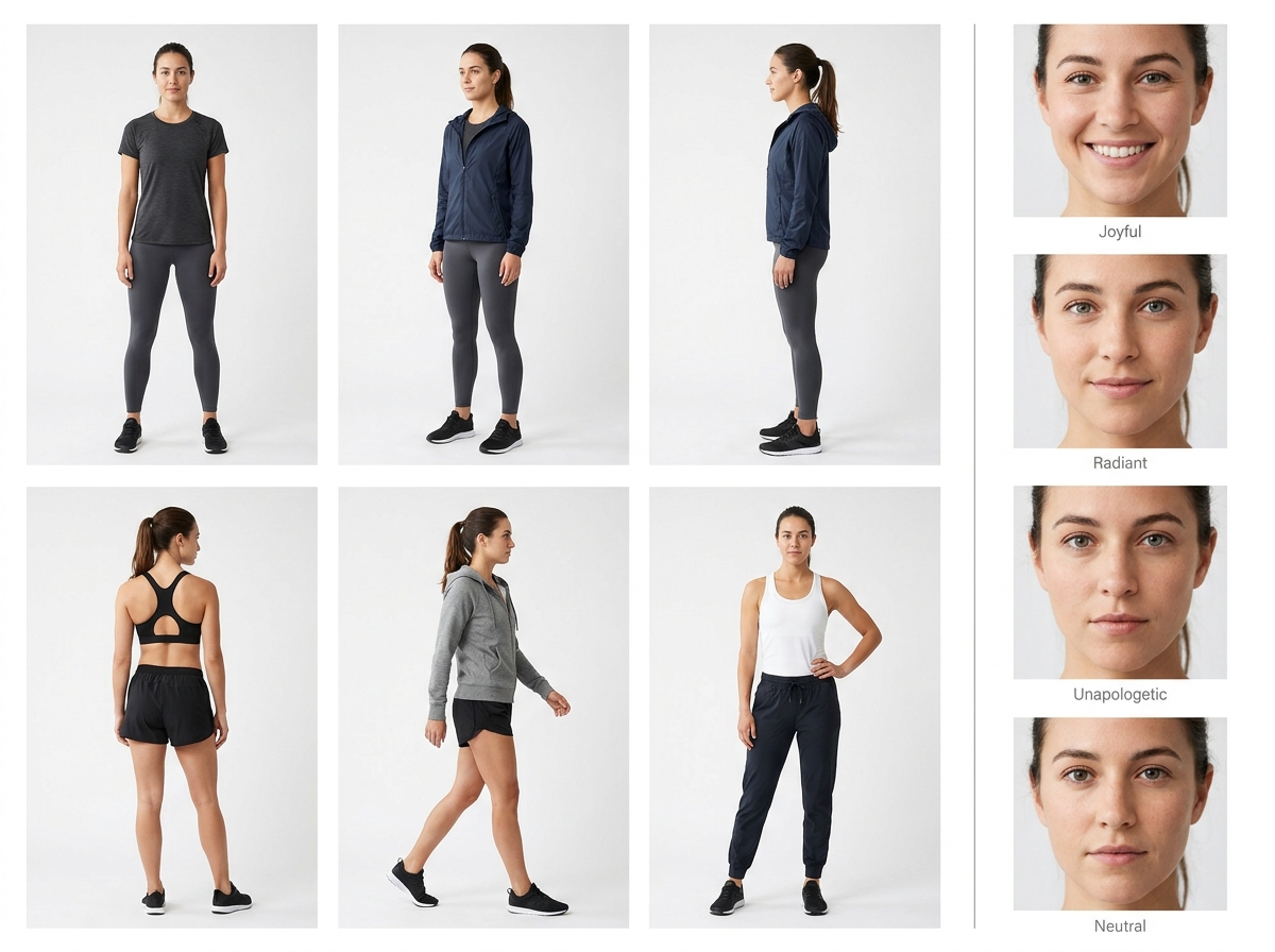 Flat-lay of training tops and shorts on a clean surface
