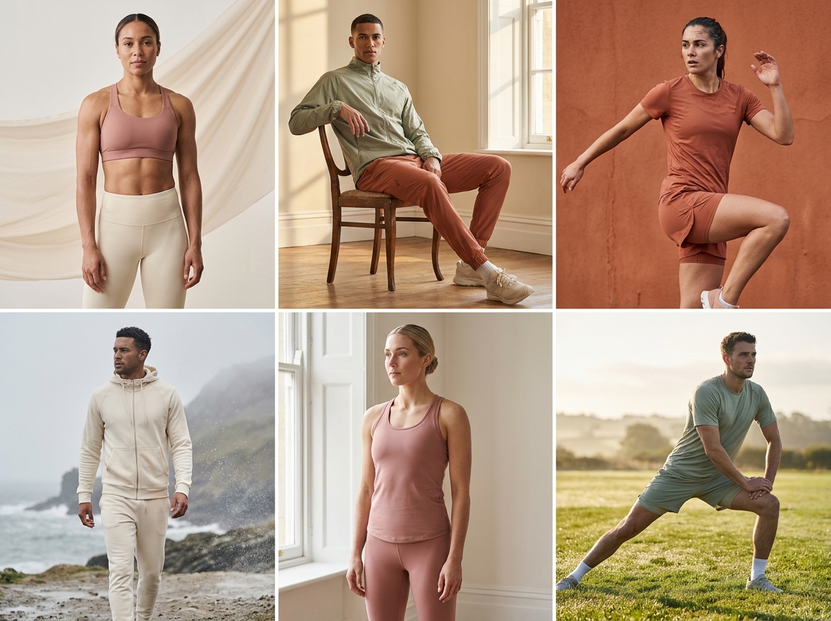 One outfit Any setting you want — activewear AI photography