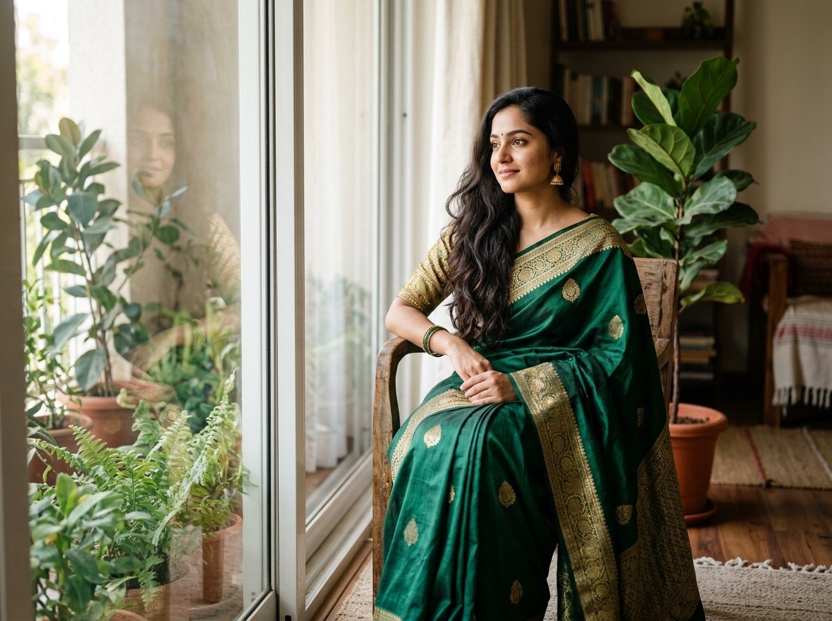 Magazine-quality No model needed — ethnicwear AI photography