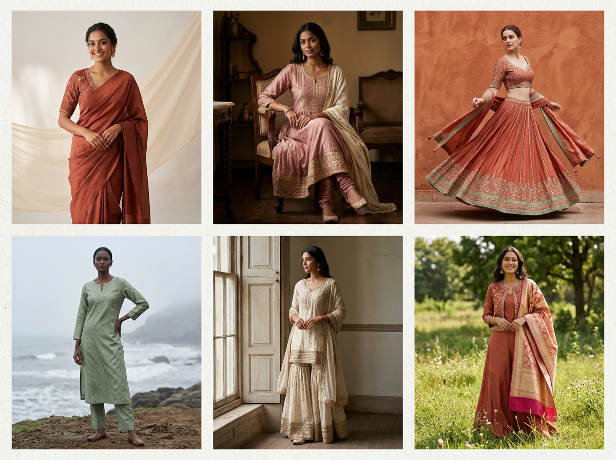 One outfit Any setting you want — ethnicwear AI photography