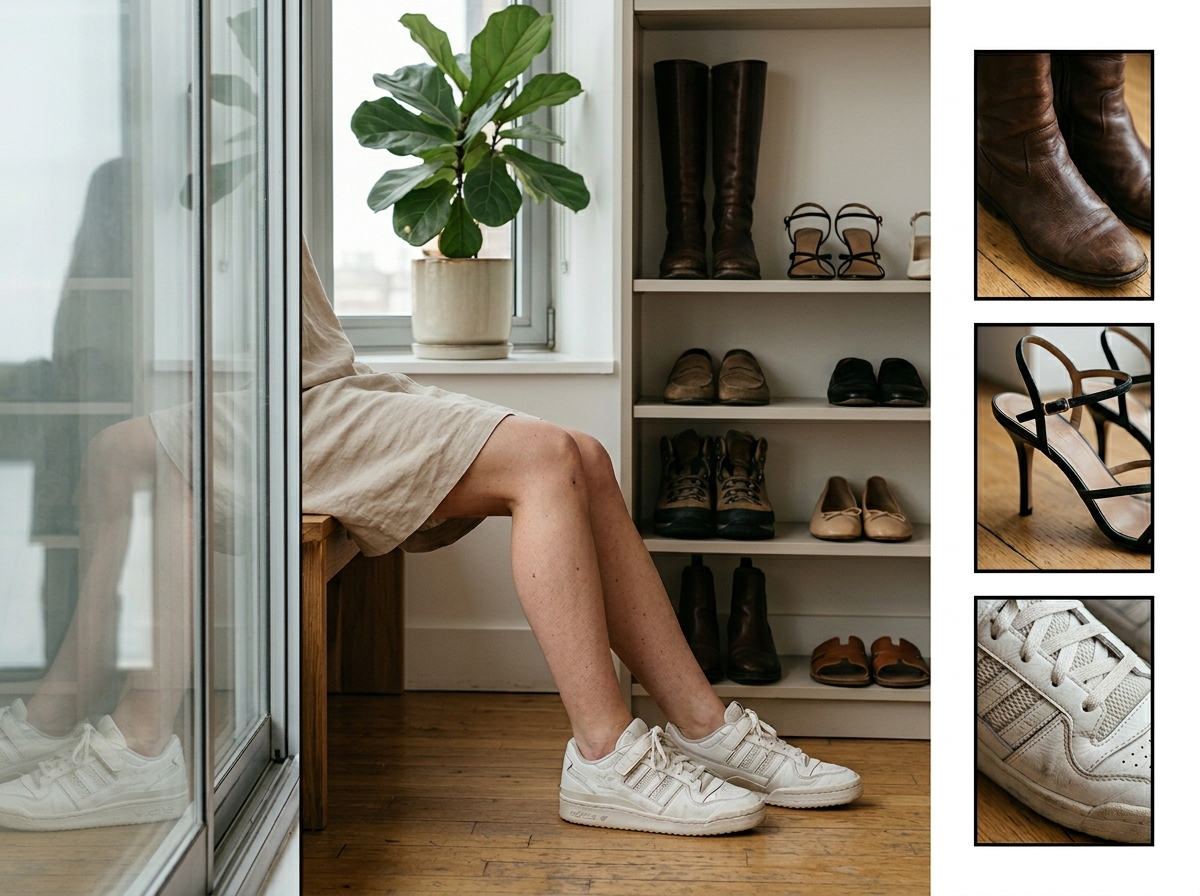 Magazine-quality No model needed — footwear AI photography