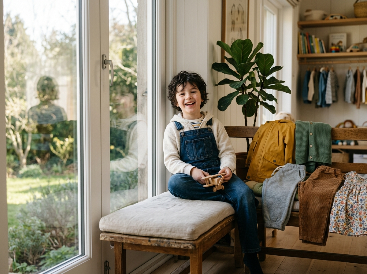 Magazine-quality No model needed — kidswear AI photography