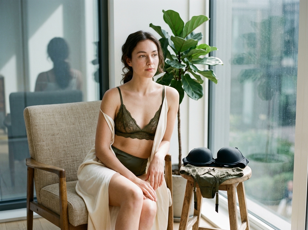 Magazine-quality No model needed — lingerie AI photography