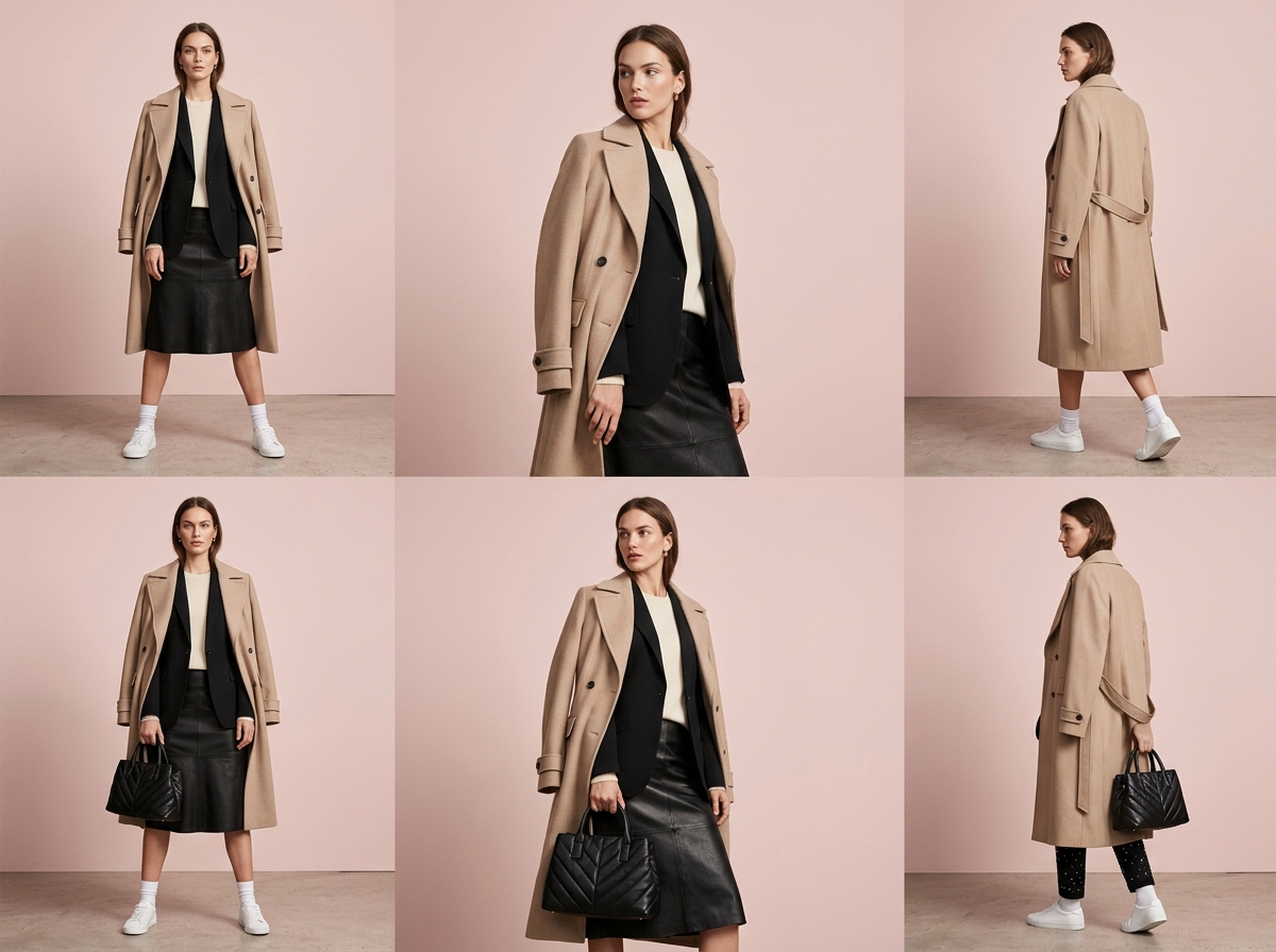 Her full lookbook No studio booked — luxury fashion AI photography