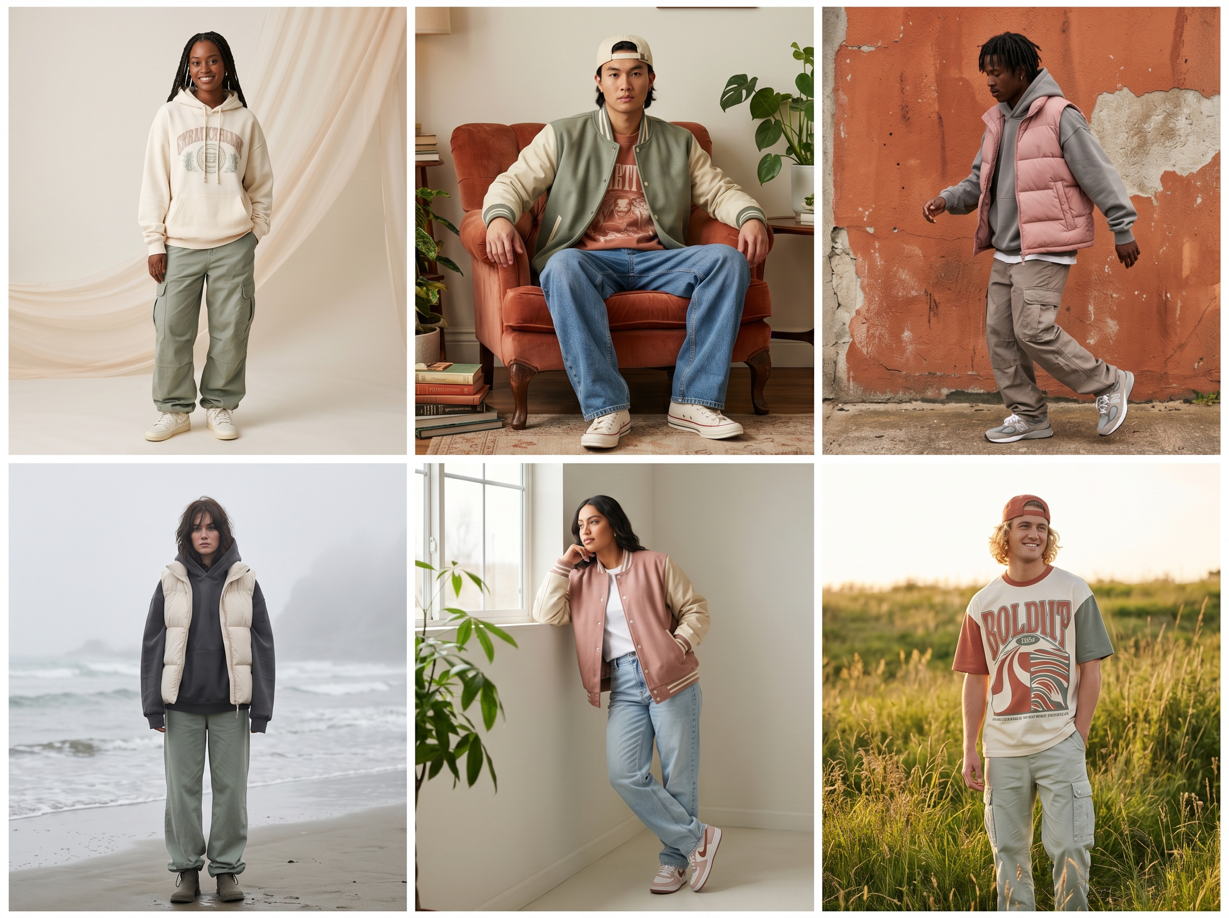One outfit Any setting you want — streetwear AI photography