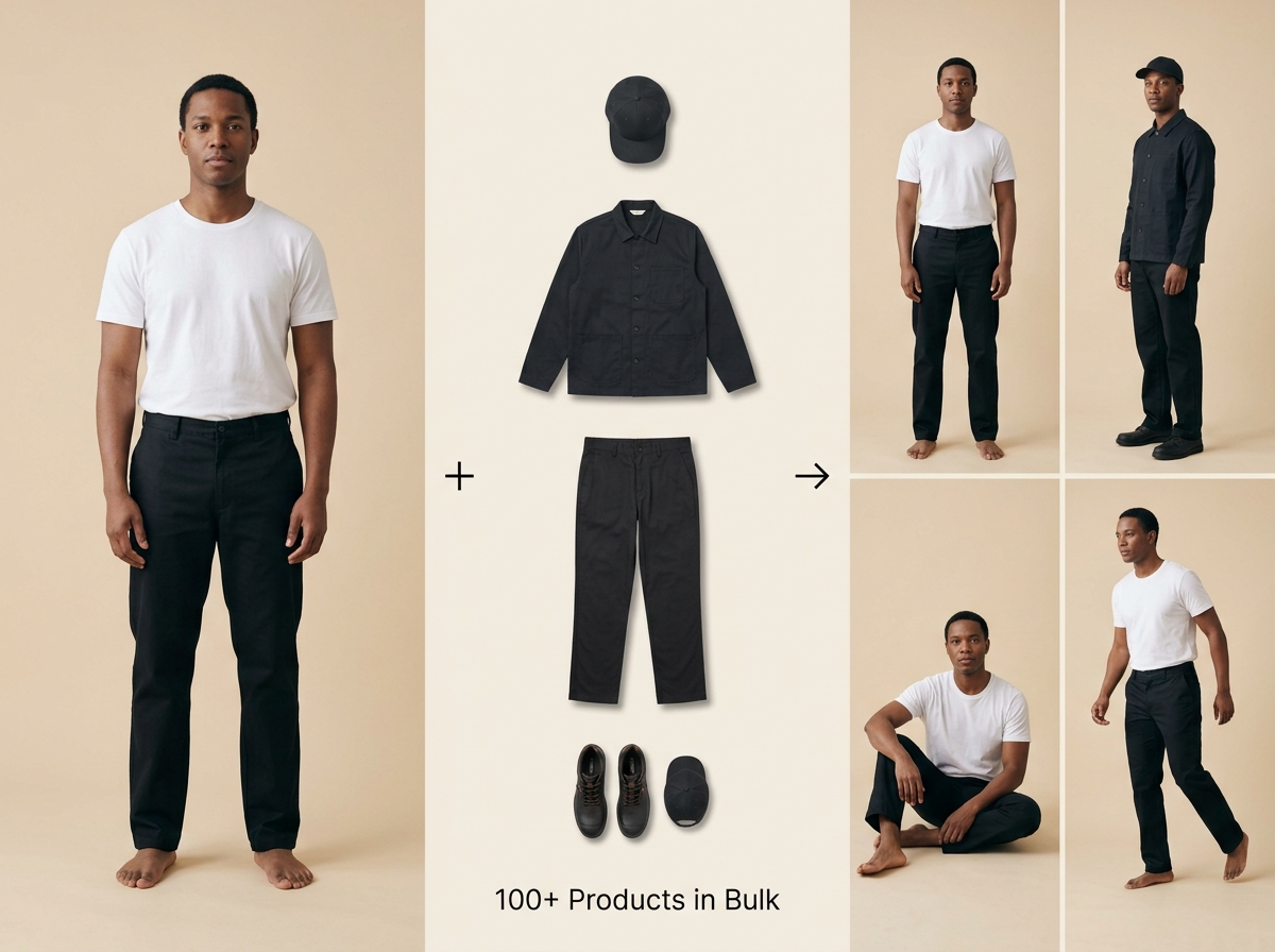 Model in professional workwear in a true-to-job setting