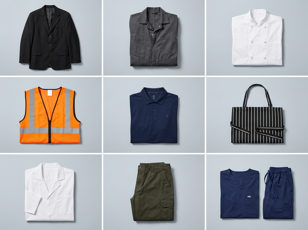 Product-ready imagery No studio required — uniforms and workwear AI photography