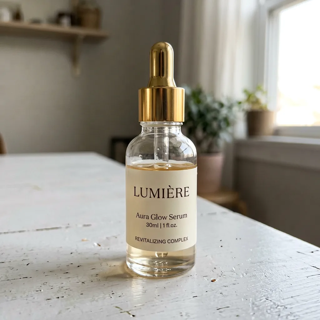 product photo before remove glare