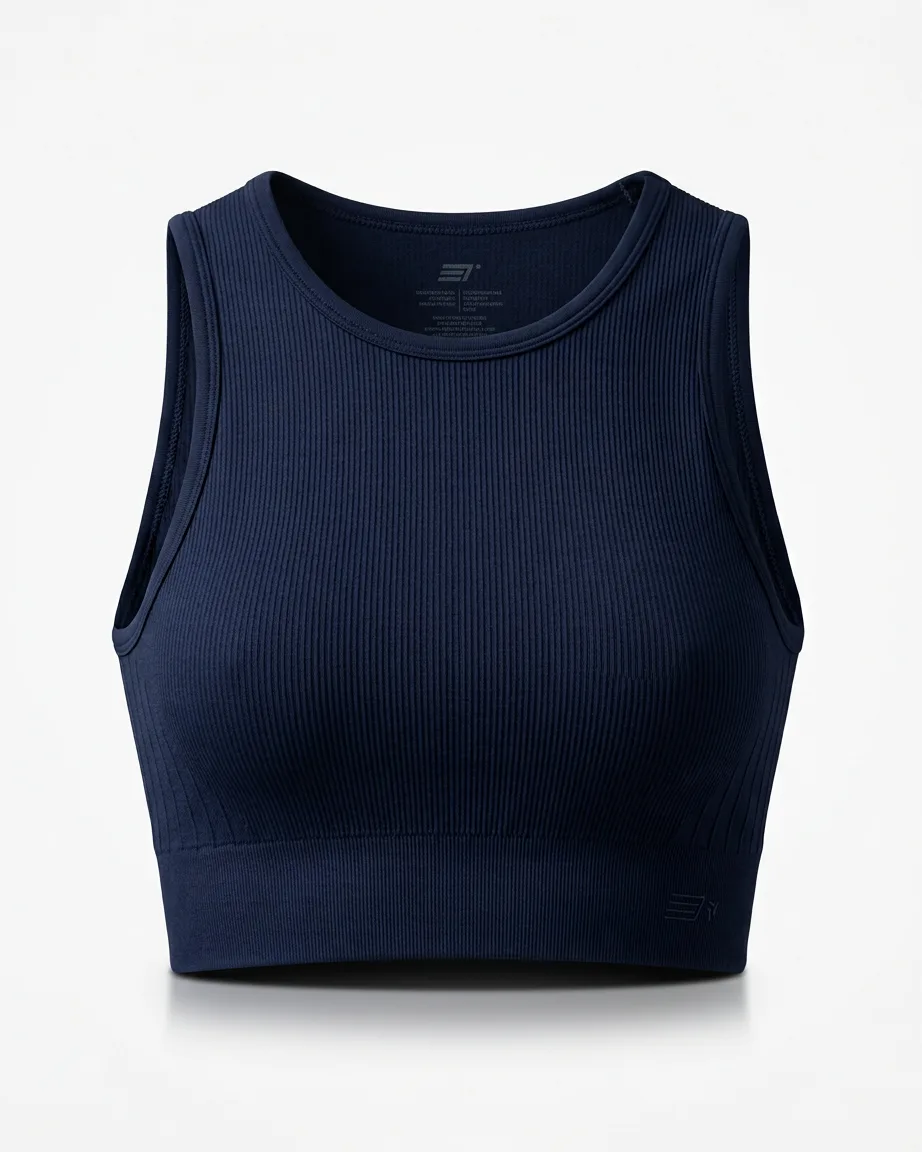 AI activewear ghost mannequin, finished frame