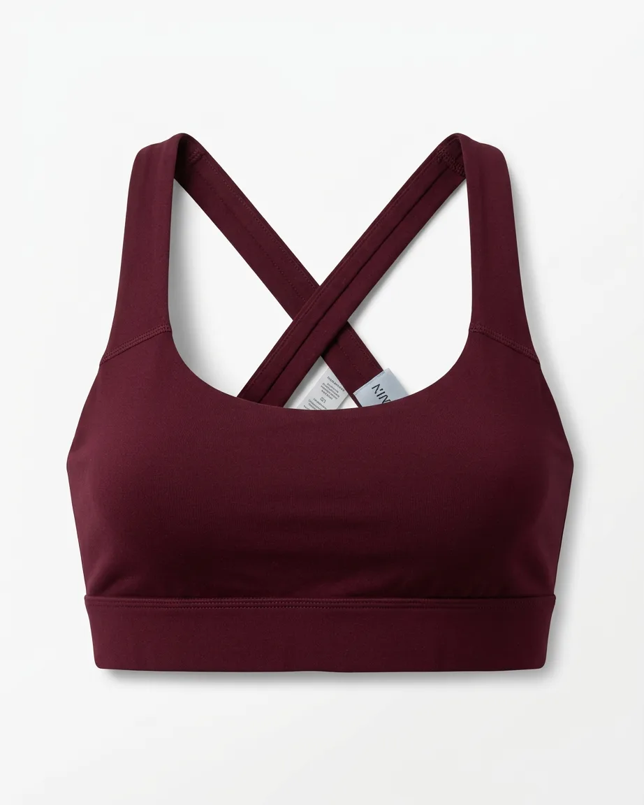 AI activewear ghost mannequin, finished frame