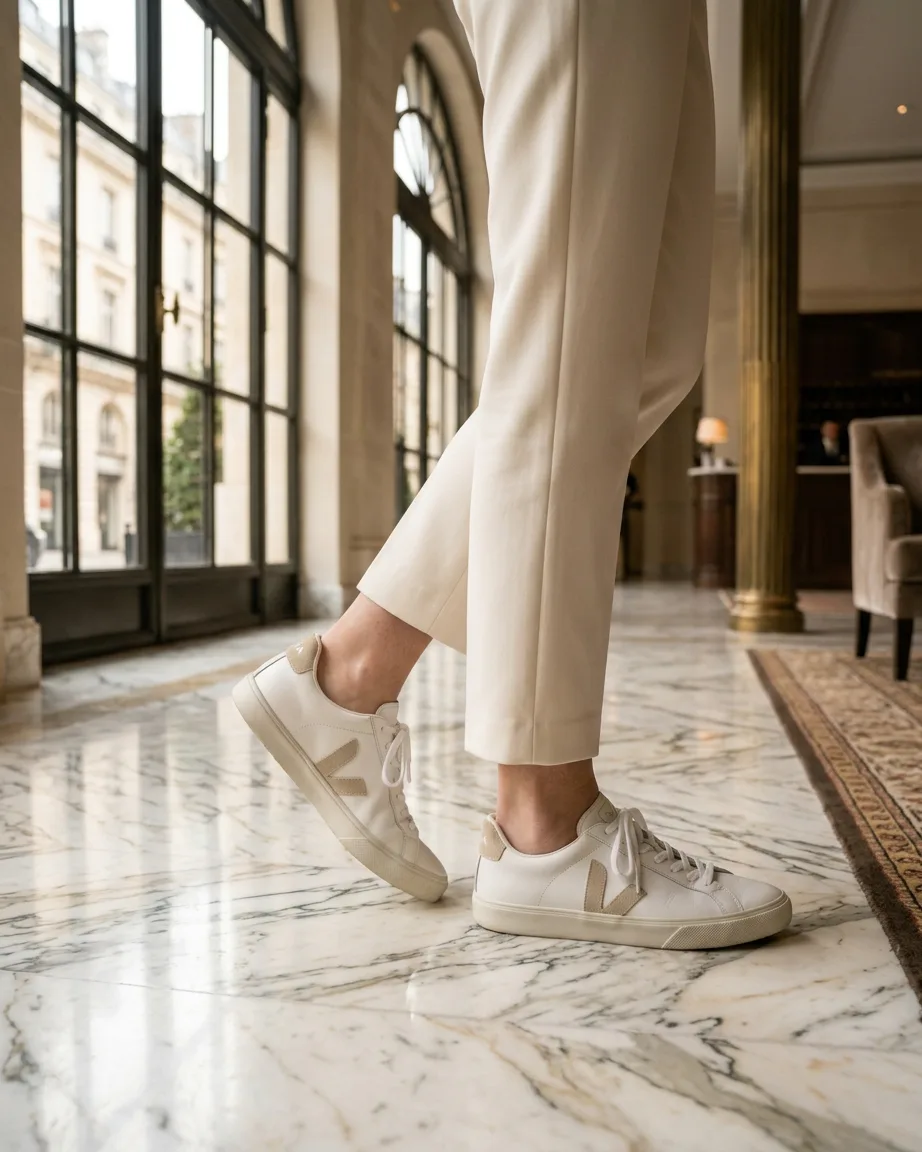 AI footwear background swap by Kaptured.AI