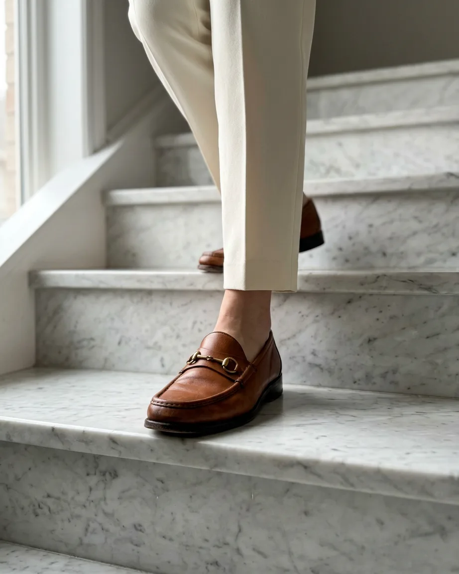 AI footwear lifestyle shots, finished frame