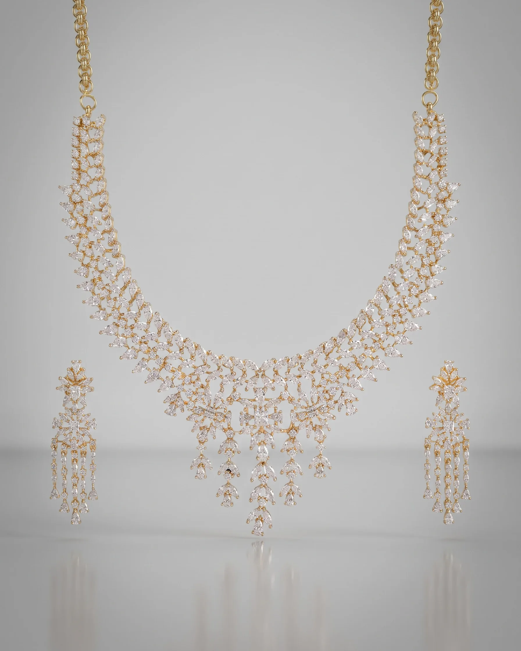 jewelry product photo as sent, before the on-model photoshoot