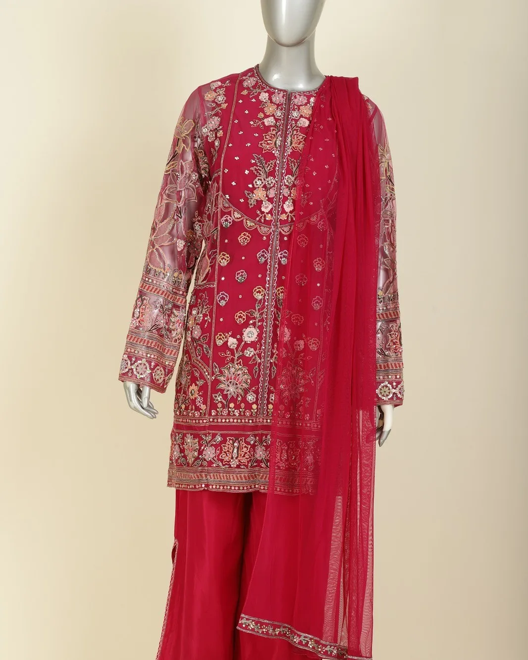 kurta product photo as sent, before the ghost mannequin
