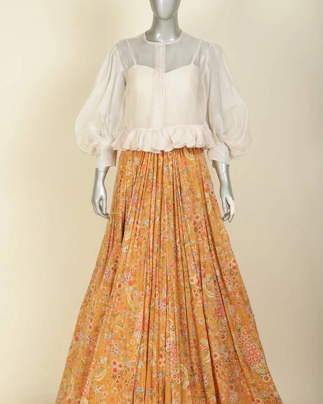lehenga product photo as sent by the brand, before the on-model photoshoot