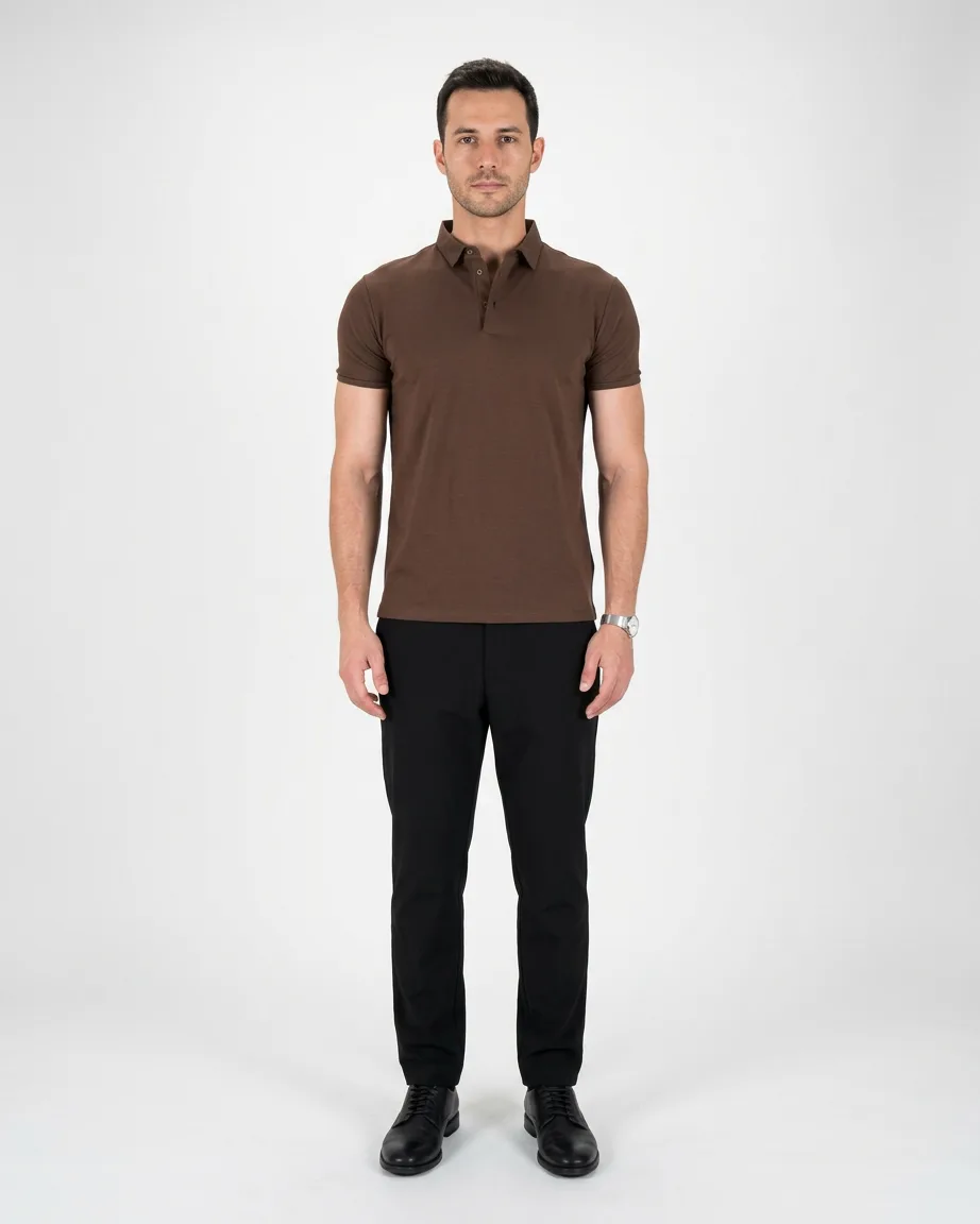 AI menswear marketplace listing, finished frame