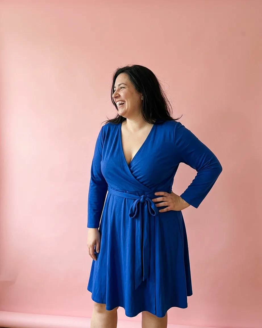 AI plus-size ad creatives by Kaptured.AI