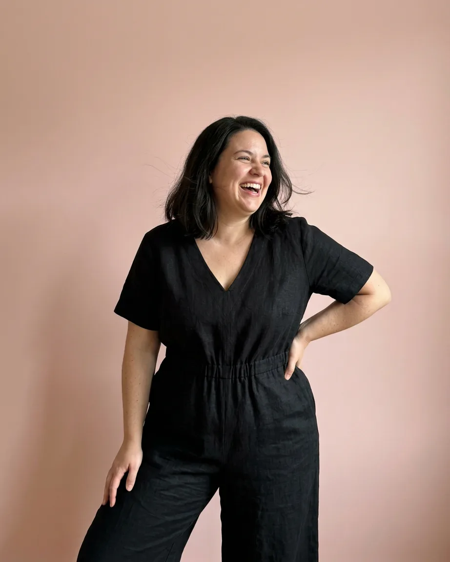 AI plus-size ad creatives, finished frame