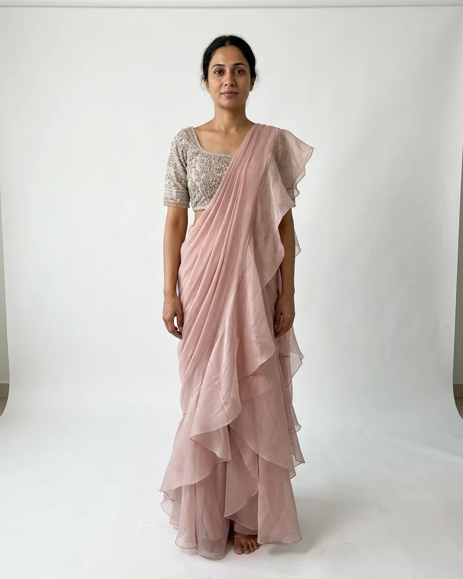 AI saree marketplace listing by Kaptured.AI