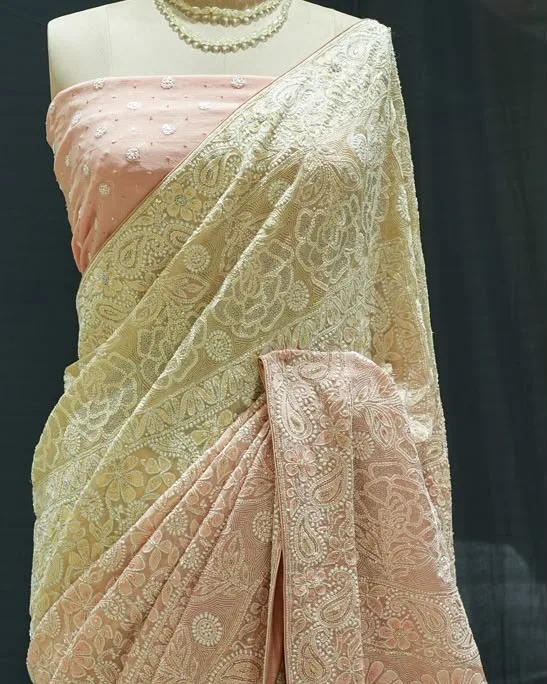 saree product photo as sent, before the on-model photoshoot