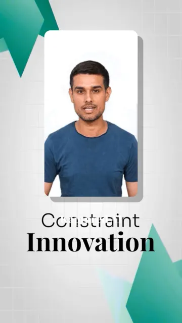 Frame from a AI avatar video with graphics film produced by Kaptured.AI